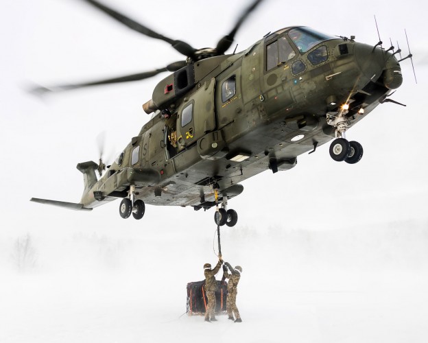 Royal Navy helicopter