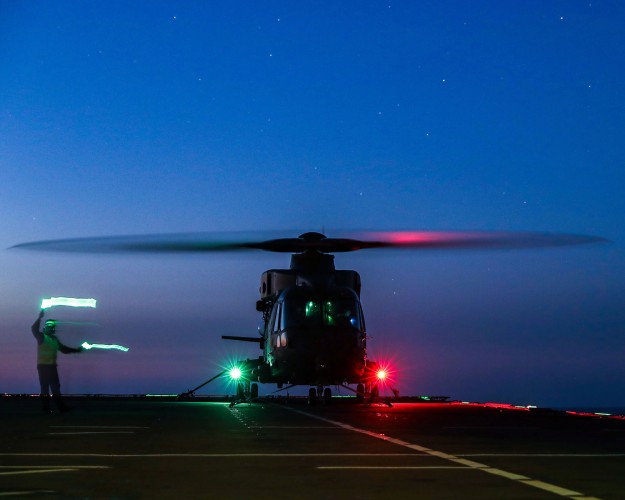 Royal Navy helicopter