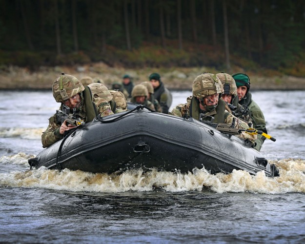 Royal Marines exercise