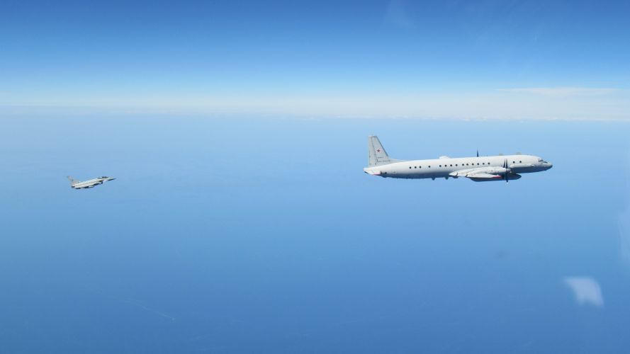 Russian Air Force IL-20 COOT A failed to comply with international norms by not liaising with relevant FIR 15062023 CREDIT RAF