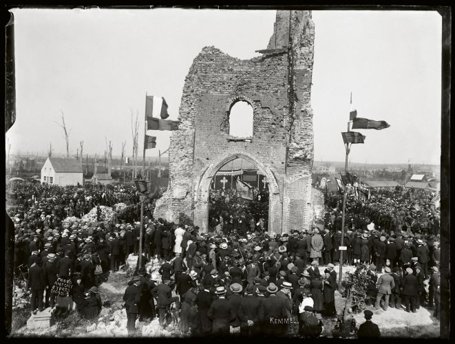 Image of war-damaged belgium