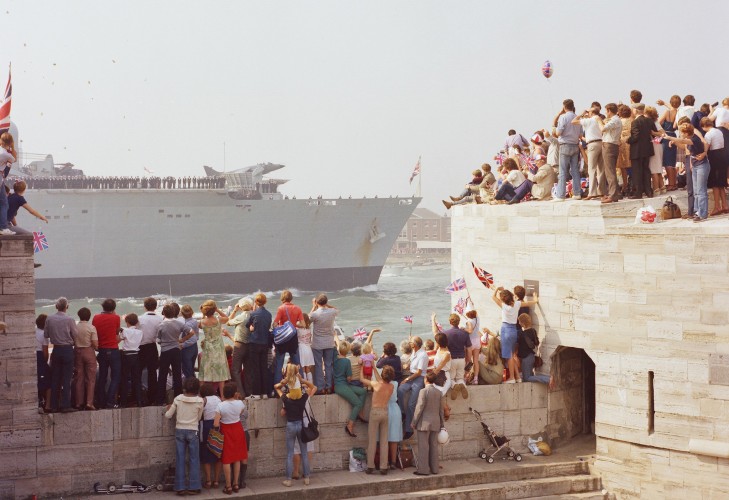 HMS Invincible Portsmouth, SWNS
