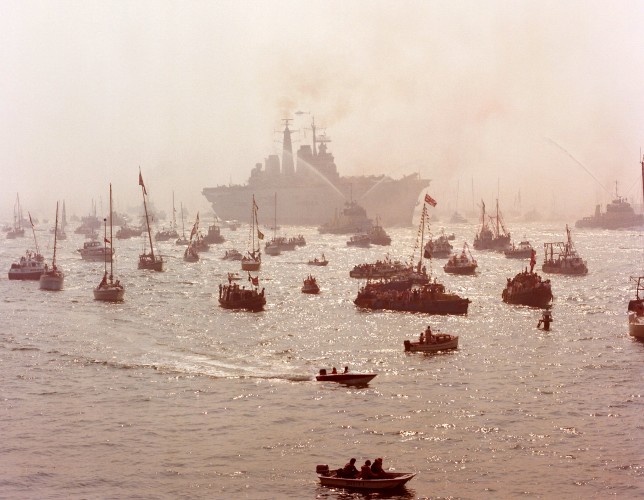 HMS Invincible Portsmouth, SWNS