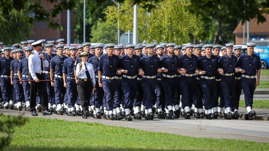 Sailors from across the Royal Navy visited HMS Collingwood to conduct State Ceremonial Training 12092022 CREDIT MOD Crown Copyright.jpg