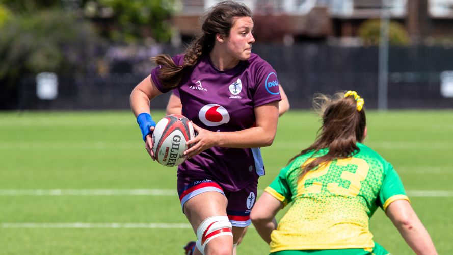 	Sally Stott running with ball UKAF v Australia IDRC 2022 Credit Alligin Photography Date 11102022.jpg