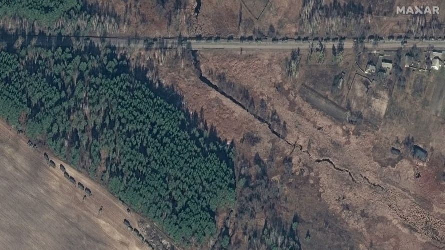 Satellite imagery could show Russian ground forces moving towards Kyiv 27022022 CREDIT Maxar Technologies,Handout REUTERS.jpg_.jpg