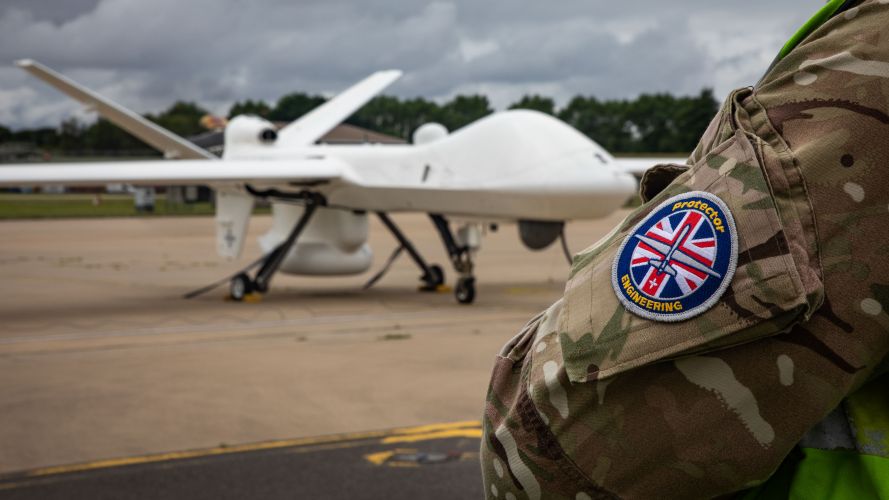The Protector at RAF Waddington (Picture: MOD).