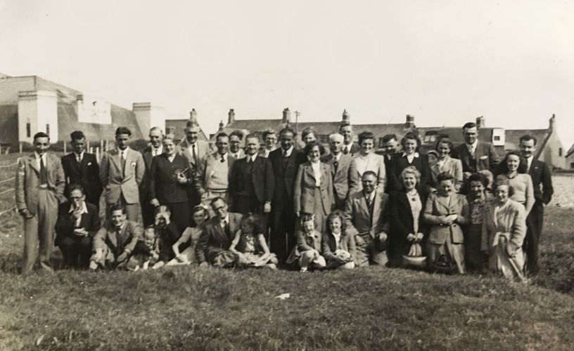 Staff of one of the main contractors responsible for helping construct RNAS Culdrose and their families outing