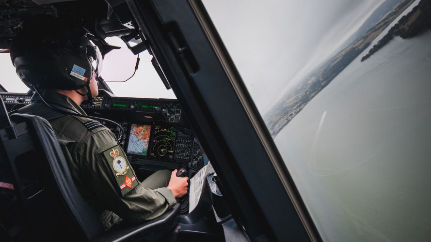 Student pilots form 30 Sqn RAF Brize Nortonfly Mach loop A400M Atlas 19082022 CREDIT RAF.jpg