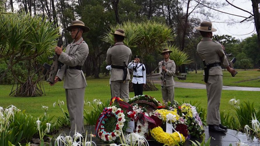 The Australian High Commission held a Dawn Service at the Brunei-Australian Memorial at Muara Beach 25042022 CREDIT Gurkha Brigade.jpg