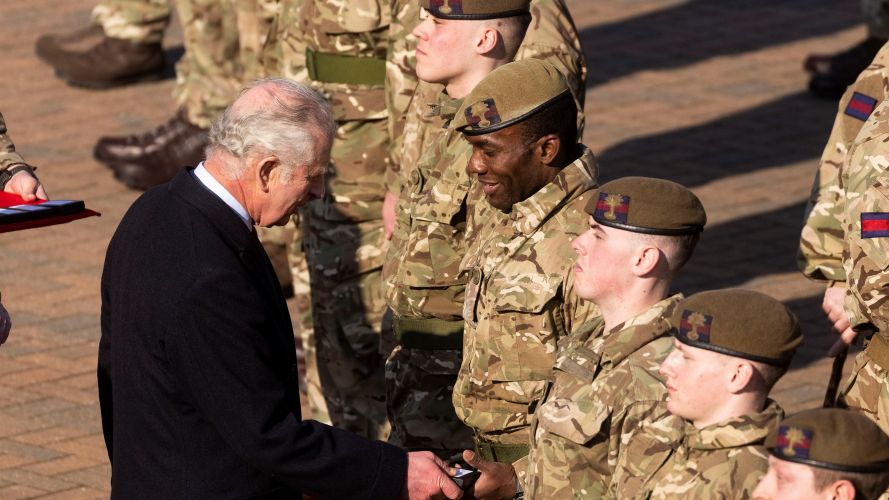 The Prince of Wales presented Op Shader medals to Prince of Wales’s Company following Iraq deployment 08032022 CREDIT MOD CROWN COPY.jpg