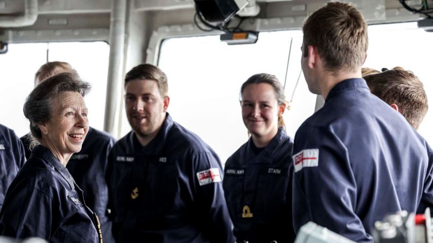 The Princess Royal toured assault ship HMS Albion on exercises in Scotland 25092021 Credit Royal Navy.jpg