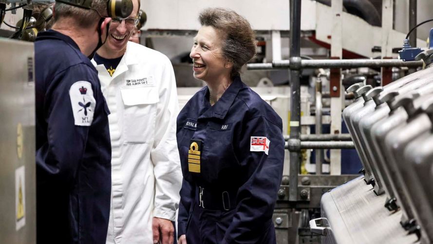 The Princess Royal toured assault ship HMS Albion on exercises in Scotland 25092021 Credit Royal Navy.jpg