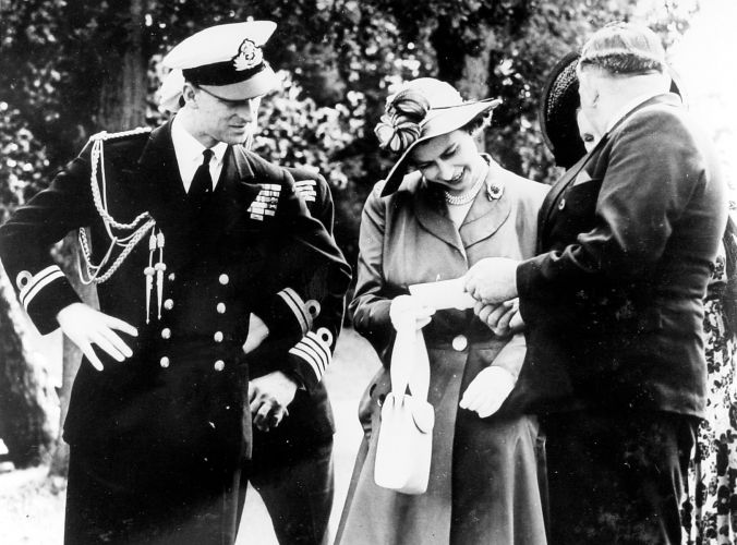 The couple in the early 1950s (Picture: Crown Copyright). The couple in the early 1950s (Picture: Crown Copyright).