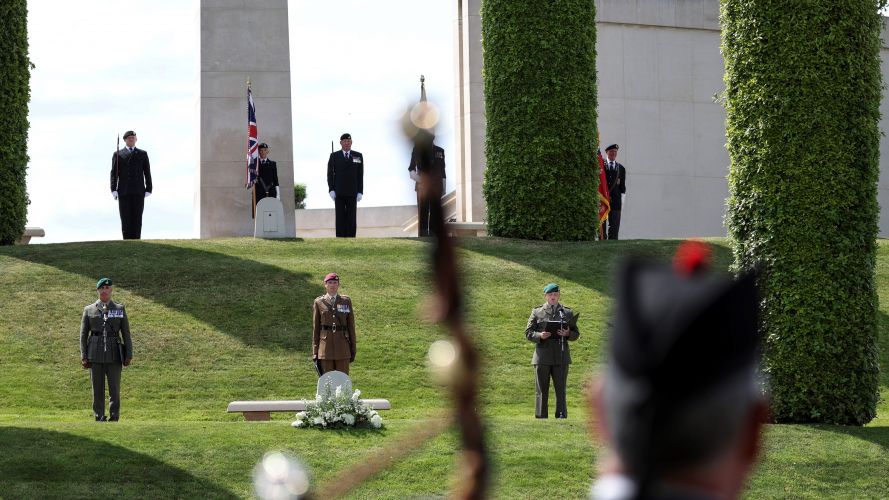 The UK Armed Forces have paid tribute to veterans of the Falklands Conflict at a commemoration at the National Memorial Arboretum 14062022 CREDIT MOD Crown Copyright.jpg