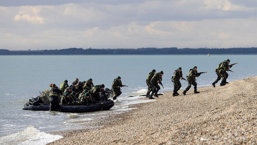 The first programme of amphibious training delivered by the UK to Ukraine (Picture: MOD)