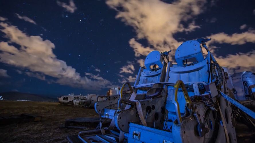 The largest 'boneyard' in the world is in the Arizona Desert (Picture: US Department of Defense).
