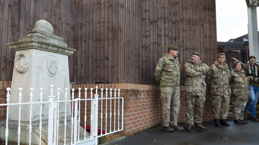 The match came a few days after the centenary anniversary of Northampton Saints' war memorial Credit Alligin Photography Date 13042022.jpg 