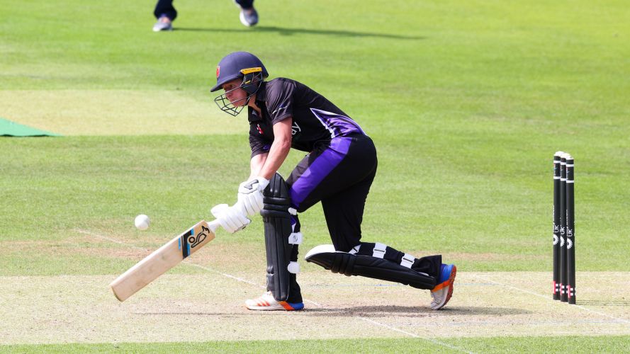 the runs that won the match from UKAF batswoman Melanie Vaggers-Webb against the MCC Credit Alligin Photography Date 16062022.jpg 