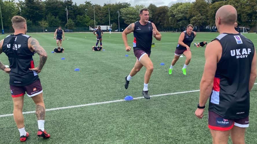 Training for UKAF before going to France for IDRC