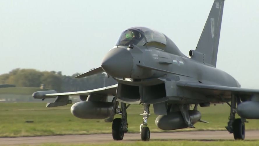 Typhoon jets set for Qatari World Cup security role 11102022 CREDIT BFBS.jpg