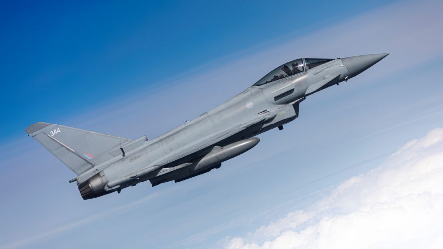 Typhoons from RAF Lossiemouth joined the NATO led exercise Ramstein Alloy in the skies over Estonia 13042022 CREDIT RAF.jpg
