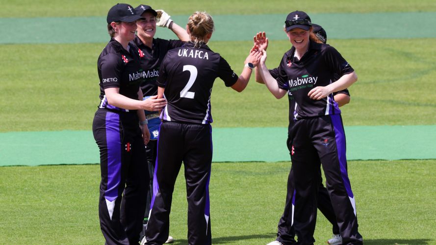 UKAF Women celebrate their first ever Lord's wicket Credit Alligin Photography DATE 16062022.jpg 