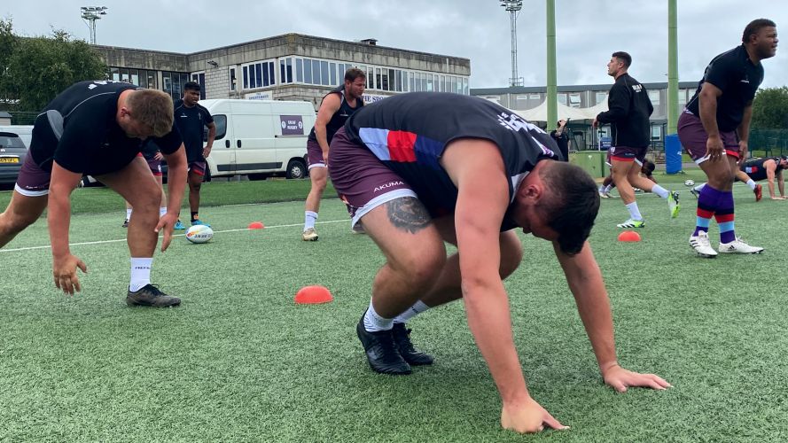 UKAF rugby players put in the hard yards in Portsmouth ahead of IDRC