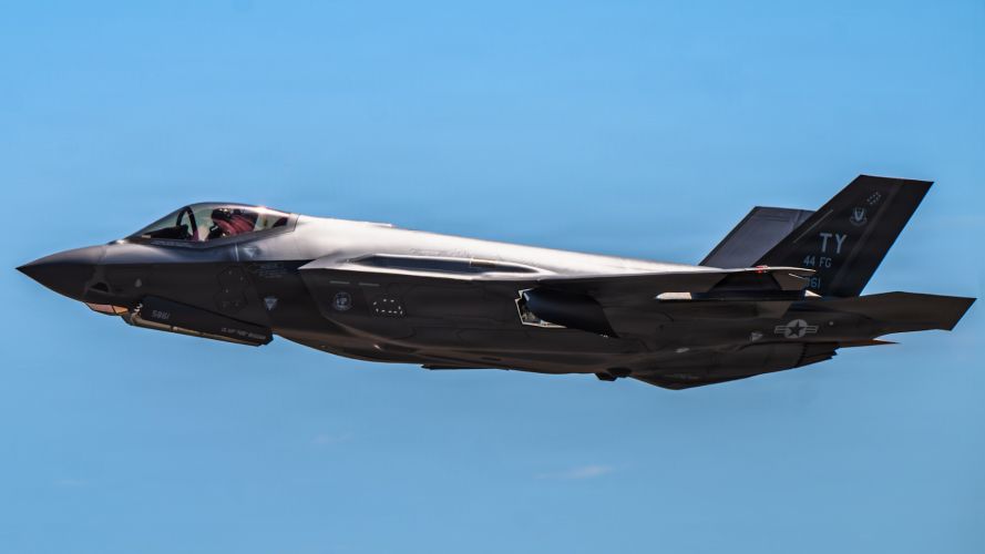 US Air Force F-35A Lightning II were taking part alongside older 4th generation aircraft (Picture: US Department of Defence) US Air Force F-35A Lightning II Tyndall Air Force Base, Florida Exercise Checkered FlagCREDIT US DEPT DEFENSE