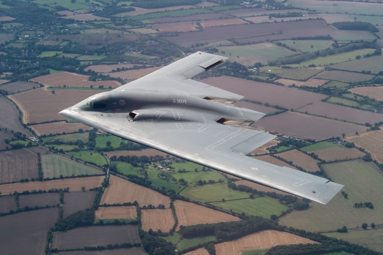 USAF B-2s are currently deployed to RAF Fairford (Picture: MOD).