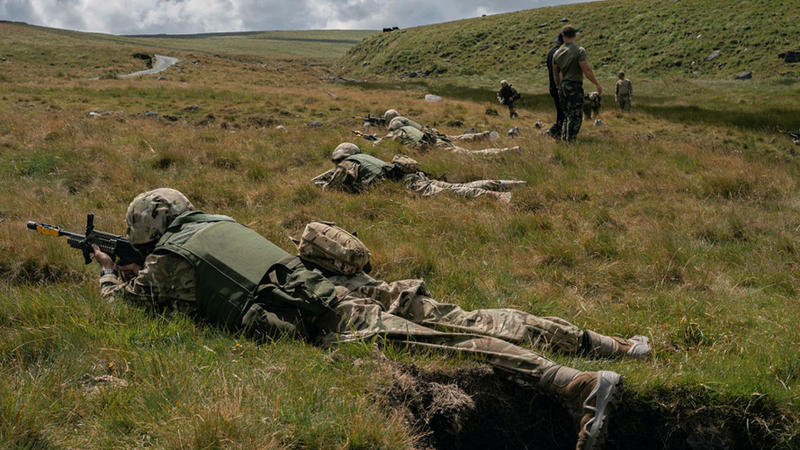 	Ukrainian marines trained by Royal Marines Commandos and international partners in the UK
