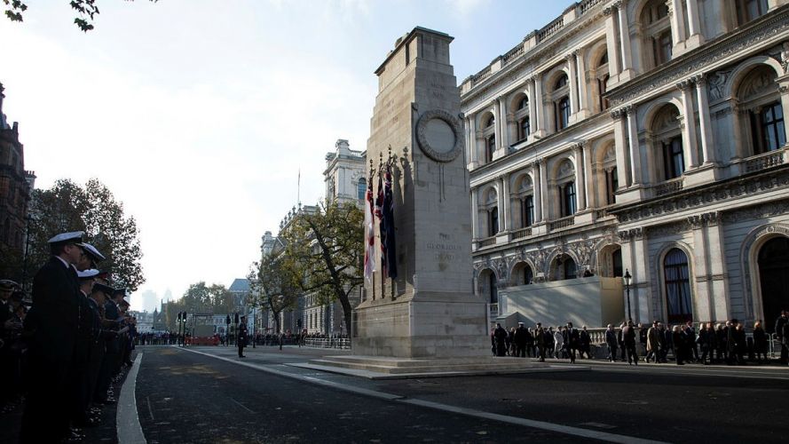 Western Front Association’s Armistice Day Service took place at The Cenotaph at 11am 11112021 Credit MOD Crown.jpg