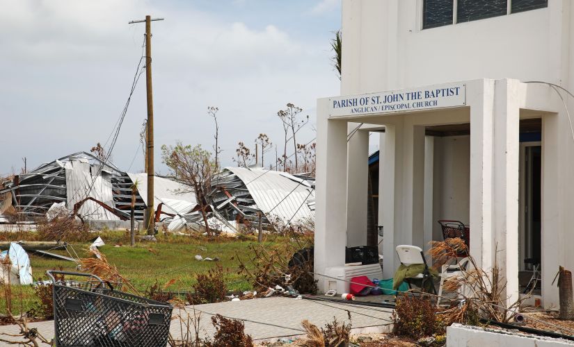 Widespread devastation to buildings in Abaco.