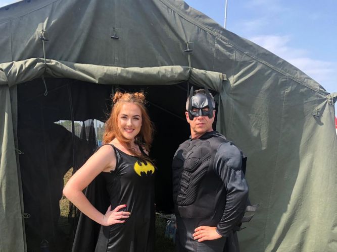 Batman & Batgirl at RAF Odiham