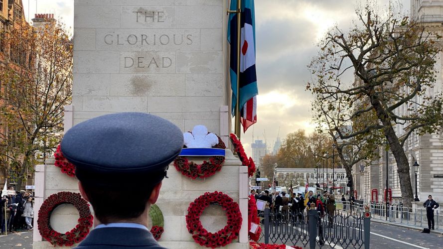 Remembrance: Jewish community holds parade at The Cenotaph