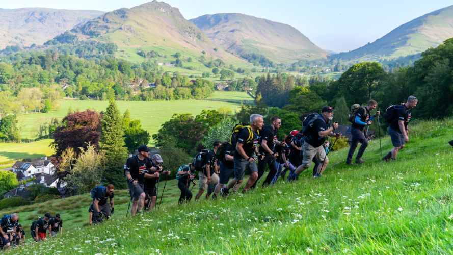 Nearly half of the people involved in the Cumbrian Challenge had a connection with the military
