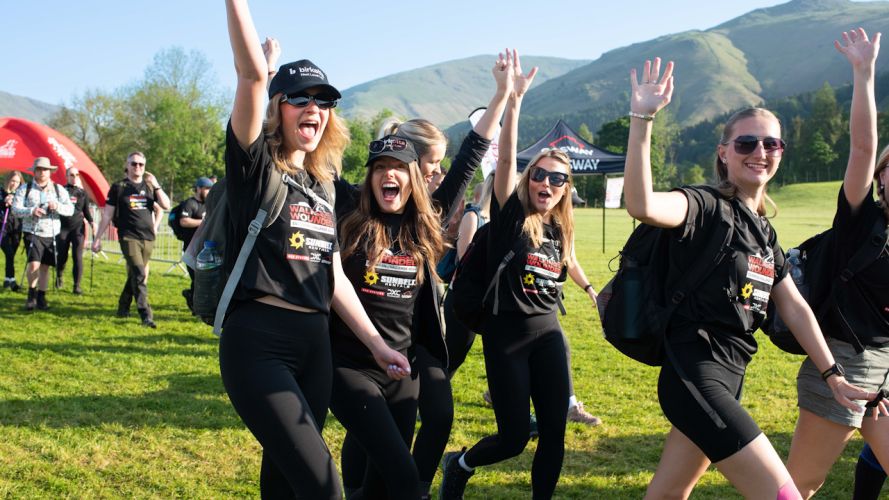 Incredible weather complimented the Cumbrian Challenge (Picture: WWTW)