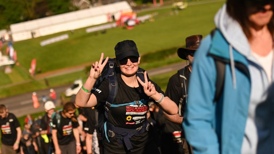Hundreds of people taking part in the Cumbrian Challenge helped raise £300,000 for veterans (Picture: WWTW)