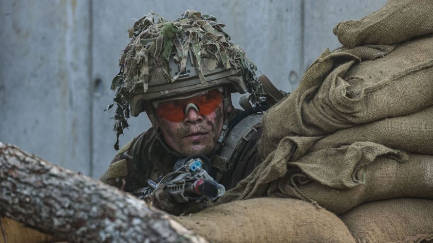 British, Danish, and French troops exercise together in Estonia on Exercise Dragon Charge 17 August 22 CREDIT Crown Copyright