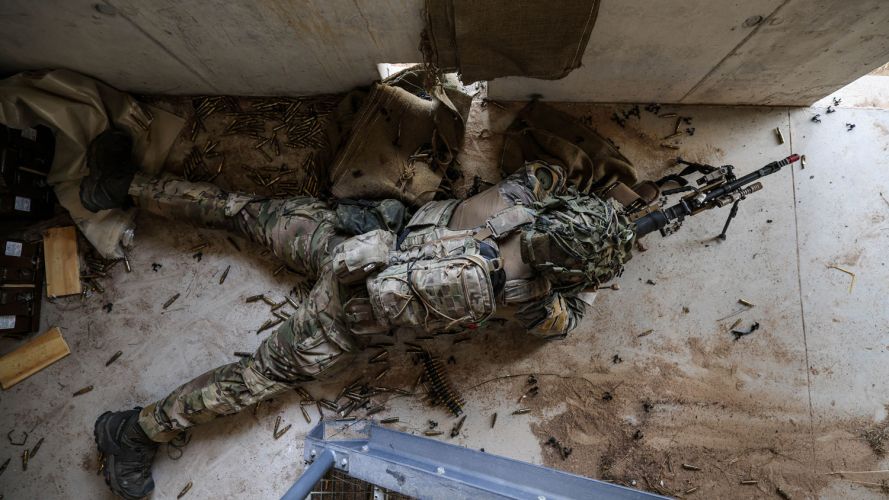 British, Danish, and French troops exercise together in Estonia on Exercise Dragon Charge 17 August 22 CREDIT Crown Copyright