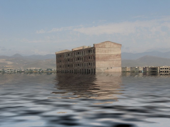 The following photos are from 'Ghost City', by Vahram Aghasyan.