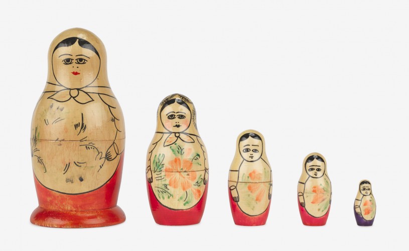 The Matreyshka dolls given to captured spy plane pilot Gary Powers by Soviet authorities. His story was featured in Steven Spielberg's movie Bridge of Spies.