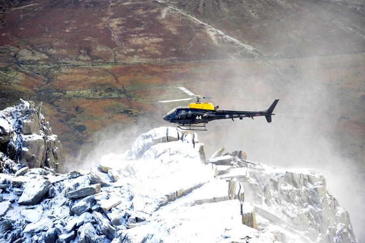 An Army Air Corps (AAC) Squirrel helicopter from 670 Squadron AAC during a pilot training sortie in Snowdonia, North Wales.

Photo Crown Copyright 2010