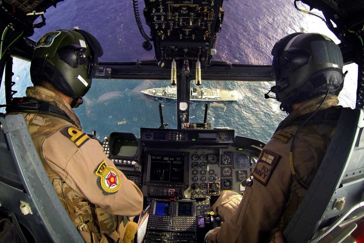 The Best Maritime Image Award - Awarded for the best photograph depicting Royal Navy or Royal Marines equipment, including ships, submarines, aircraft, weapons and equipment large and small. Winner: Leading Airman (Photographer) Alex Knott