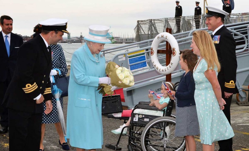The Queen – as the Duke of Lancaster - launched the Type 23 frigate in 1990 and has taken a keen interest in her work ever since.