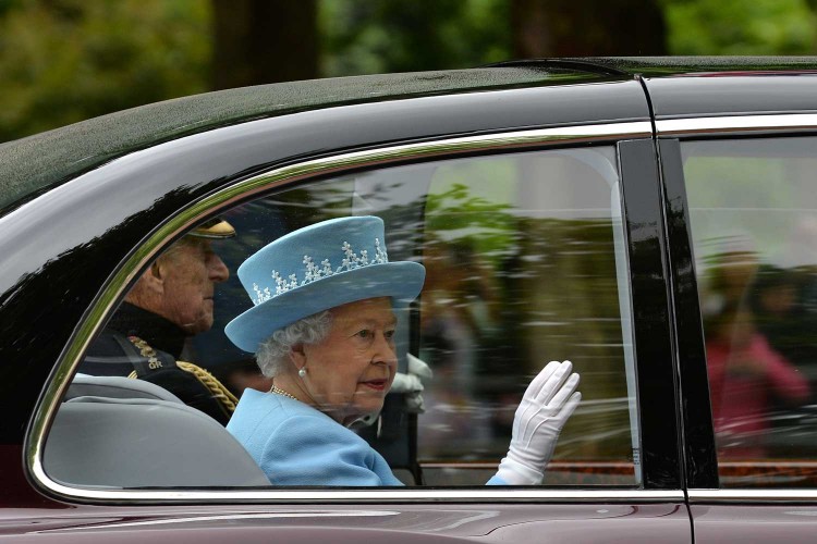 Her Majesty The Queen presented the Household Cavalry with new Standards today. 