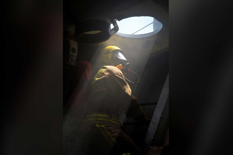 The Royal Navy Photographer of the Year 2014 - Awarded to the best portfolio of four photographs of Service-related subjects submitted by an individual.  Winner: Leading Airman (Photographer) Alex Knott