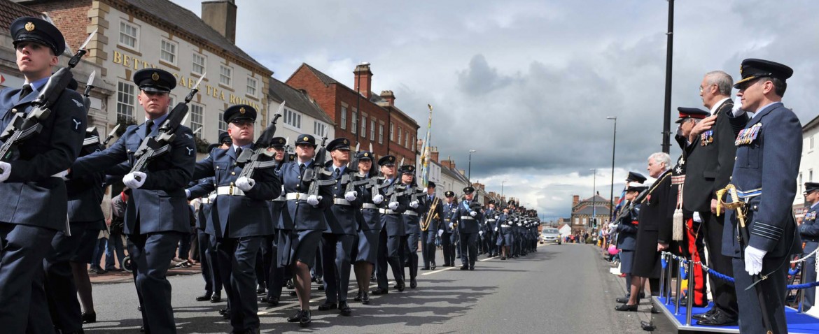 RAF Leeming Personnel Step Into the Sunshine
