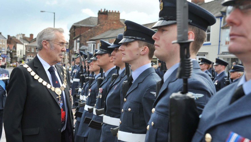 RAF Leeming Personnel Step Into the Sunshine