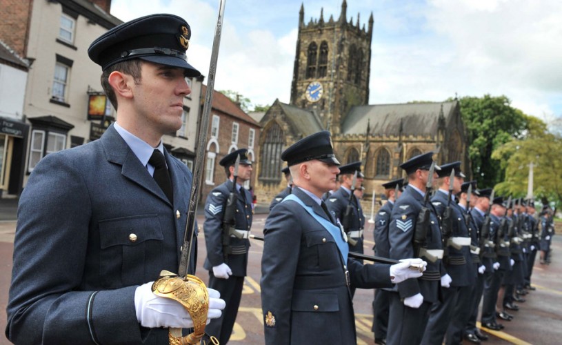 RAF Leeming Personnel Step Into the Sunshine